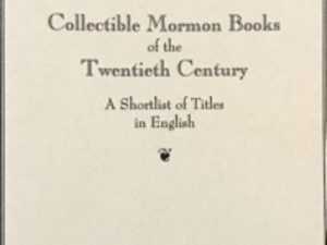 1996 ~ Collectible Mormon Books of the Twentieth Century