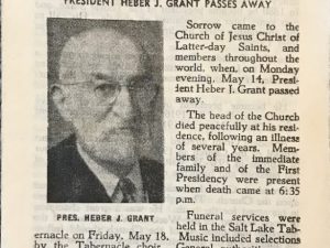 May 15, 1945 ~ The  Church News LDS Service Men’s Edition Number 13