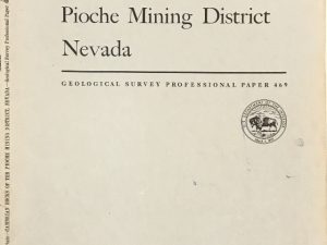 1964 ~ Charles W. Merriam ~ Cambrian Rocks of the Pioche Mining District Nevada