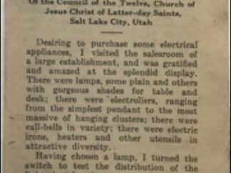 Dr. James E. Talmage ~ The Form of Godliness