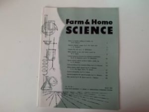 1959- Farm and Home Science Vol. 20 No. 1 March 1959