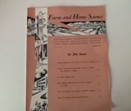 1955- Farm and Home Science Vol. 16 No. 3 Septmeber 1955