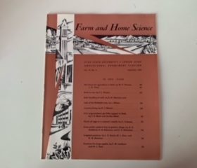 1958- Farm and Home Science Vol. 19 No. 3 September 1958