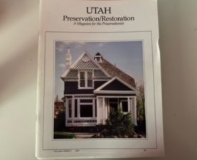 1979- Utah Preservation/Restoration Volume 1/Issue 1
