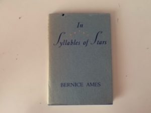 1958- In Syllables of Stars- Bernice Ames