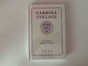 1996- Carroll College Alumni Directory