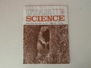 1968- Utah Science March 1968 Volume 29 Number 1
