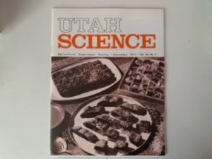 1971- Utah Science December 1971 Volume 32 Number 4