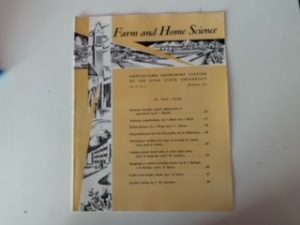 1957- Farm and Home Science Vol. 18 No. 3 Septmeber 1957