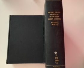 1873- Portrait Gallery of Eminent Men & Women of Europe & America Volumes 1 and 2- G.A. Dugckinck