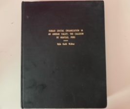 1974- Human Spatial Organization in an Andean Valley: The Callejon De Huaylas, Peru- Nyle Keith Walton