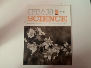 1964- Utah Science Volume 25 Number 2