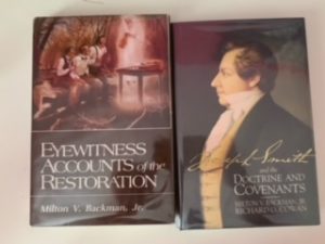 2 LDS Books (Joseph Smith and the Doctrine and Covenants and Eyewitness Accounts of the Restoration)