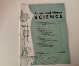 1960- Farm and Home Science Vol. 21 No. 2 June 1960