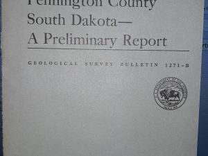 Geological Survey Bulletin 1271-B: Geology of the Hill City Quadrangle Pennington County South Dakota― A Preliminary Report (1969) ~ by James C. Ratté, and Russell G. Wayland