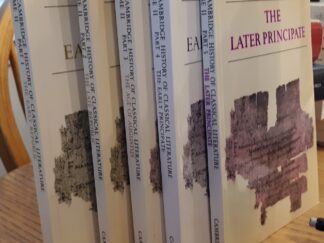 The Cambridge History of Classical Literature: Volume 2: Parts 1-5 (1983-1995)