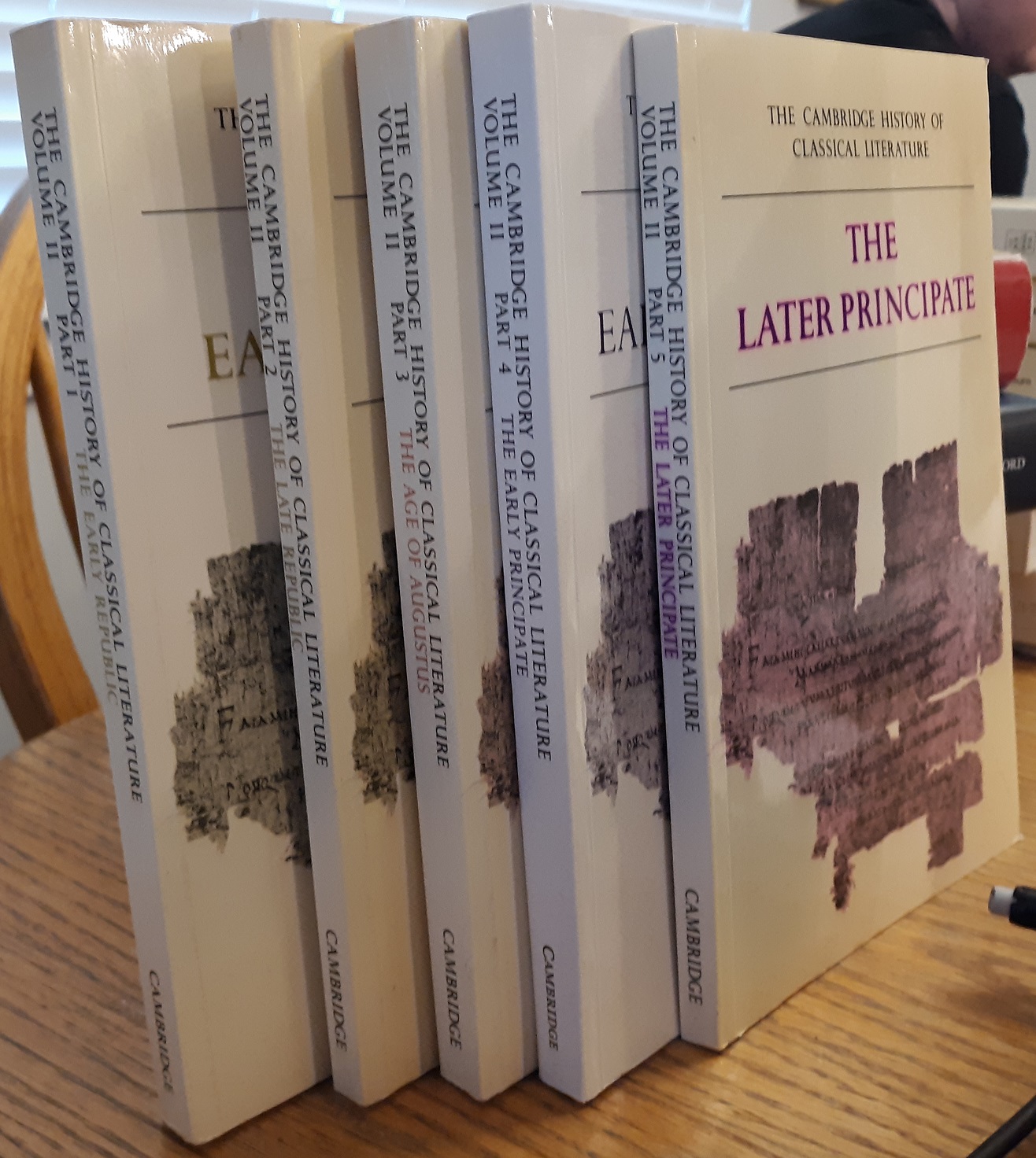 The Cambridge History of Classical Literature: Volume 2: Parts 1-5 (1983-1995)