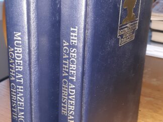 2 Leather-Bound Books by Agatha Christie (See Details)