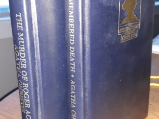2 Leather-Bound Books by Agatha Christie (See Details)