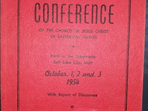 LDS General Conference Report: October 1, 2 and 3 1954 (1954) — One Hundred Twenty-Fifth Semi-Annual Conference of The Church of Jesus Christ of Latter-day Saints