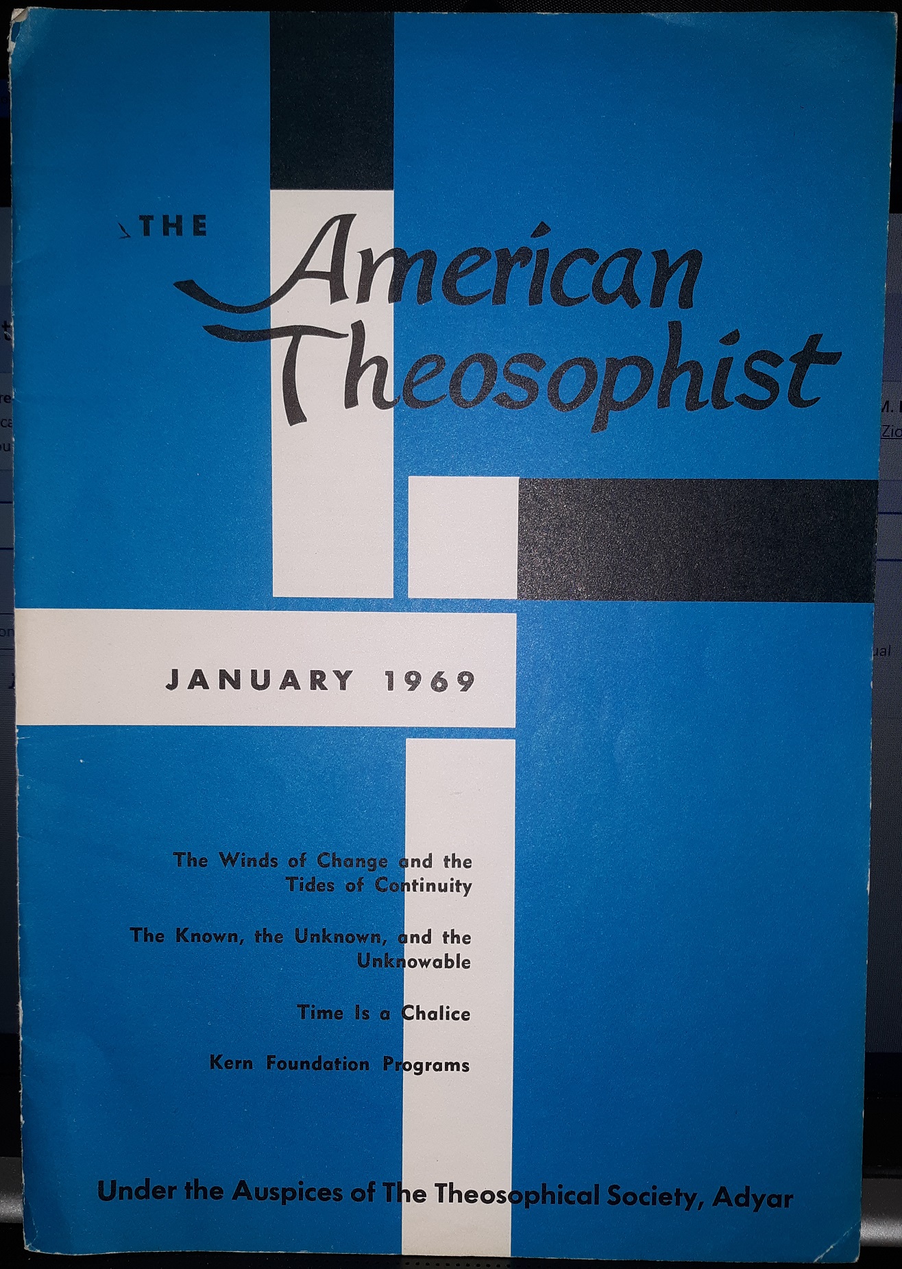 The American Theosophist: January, 1969, Volume 57, Number 1 (1969)