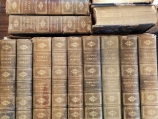 Limited Edition Leather Set --- Works of Alexander Dumas --- 13 Volumes --- Set #383 of 1,000 Sets!