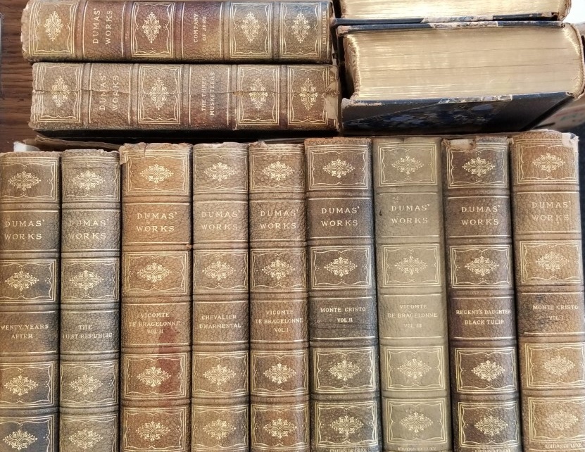 Limited Edition Leather Set — Works of Alexander Dumas — 13 Volumes — Set #383 of 1,000 Sets!