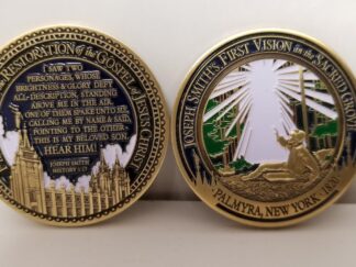 Joseph Smith Keepsake Medallion --- First Vision of the Restoration in the Sacred Grove