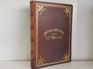 1889 — Poetical Writings of Orson F. Whitney — Leather Binding! — Some Damage