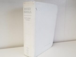 1983 --- Holy Bible --- White Leather --- Buckskin Leather-Bonded Leather-Lined --- Published for the Church of Jesus Christ of Latter-day Saints