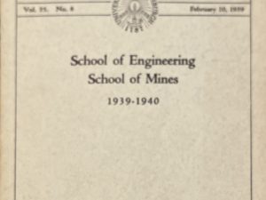 1939-40 ~ University of Pittsburgh Bulletin ~ Vol. 35. No. 8