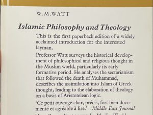 1962 ~ W. M. Watt ~ Edinburge Paperbacks