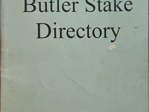 2000 ~ Salt Lake Butler Stake Directory
