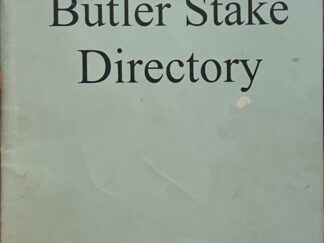 2000 ~ Salt Lake Butler Stake Directory