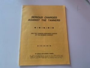 1991- Serious Charges Against The Tanners- Jerald and Sandra Tanner