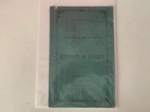 1878- Circular of the Academical Department of the University of Desert for the Year 1878-79- Salt Lake City