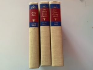 3 Zane Grey Books (Betty Zane, The Hash Knife Outfit, The Thundering herd)