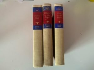 3 Zane Grey Books (West of the Pecos, Shadow on the Trail, Fugitive Trail)