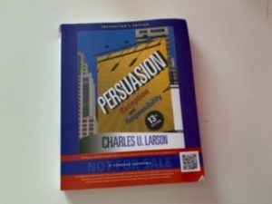 2013- Persuasion, Reception and Responsibility- Charles U. Larson