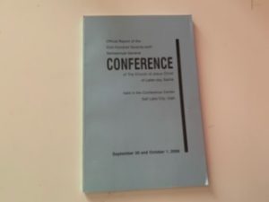 2006- One Hundred Seventy-sixth semiannual Conference Report September 30 and October 1- LDS Church