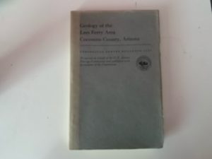 1963- Geology of the Lees Ferry Area Coconino County, Arizona