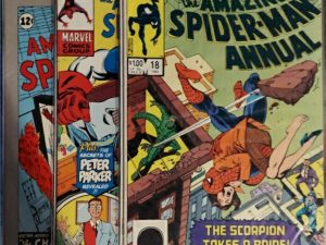 The Amazing Spiderman ~ Annual #18, Minus 1, #1 Reprint Silver Edges