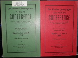 2 LDS General Conference Reports for 1954 (1954)