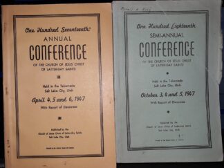 2 LDS General Conference Reports for the Year 1947