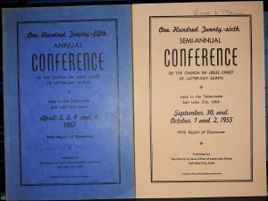 2 LDS General Conference Reports for the Year 1955