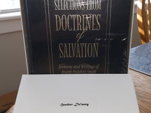 Selections From Doctrines of Salvation /w First Presidency Christmas Card (Leather) ~ by Joseph Fielding Smith