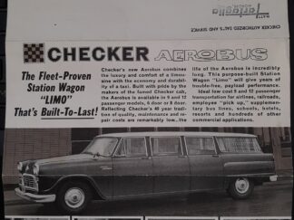 Checker Aerobus Pamphlet