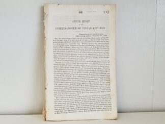 1849 --- Annual Report of the Commissioner of Indian Affairs --- November 30, 1849 --- Disbound