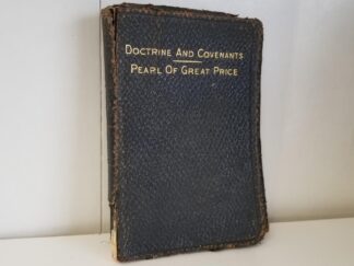 1925 — Double Combination — D&C & Pearl of Great Price — Black Bendable Leather Binding