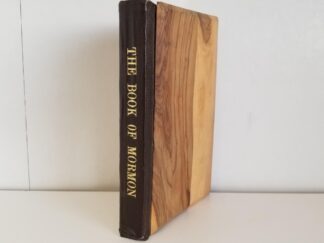 1976 --- Book of Mormon --- Unique Wood Board Binding